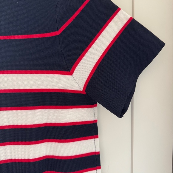 NWT TUCKERNUCK WRIGHT POLO DRESS/ NAVY/ WHITE/ RED/ XS - Picture 5 of 5